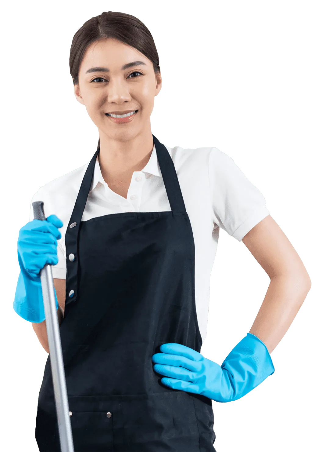 Portrait of a Home Space Cleaner